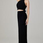 Ekeshwara Black Bodycon Coctail Party Dress
