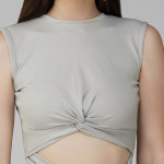 Ekeshwara grey bodycon coctail party dress